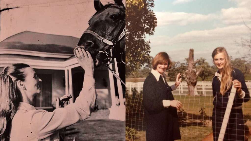 Robyn Foyster and her mother Jacqueline at Gooree