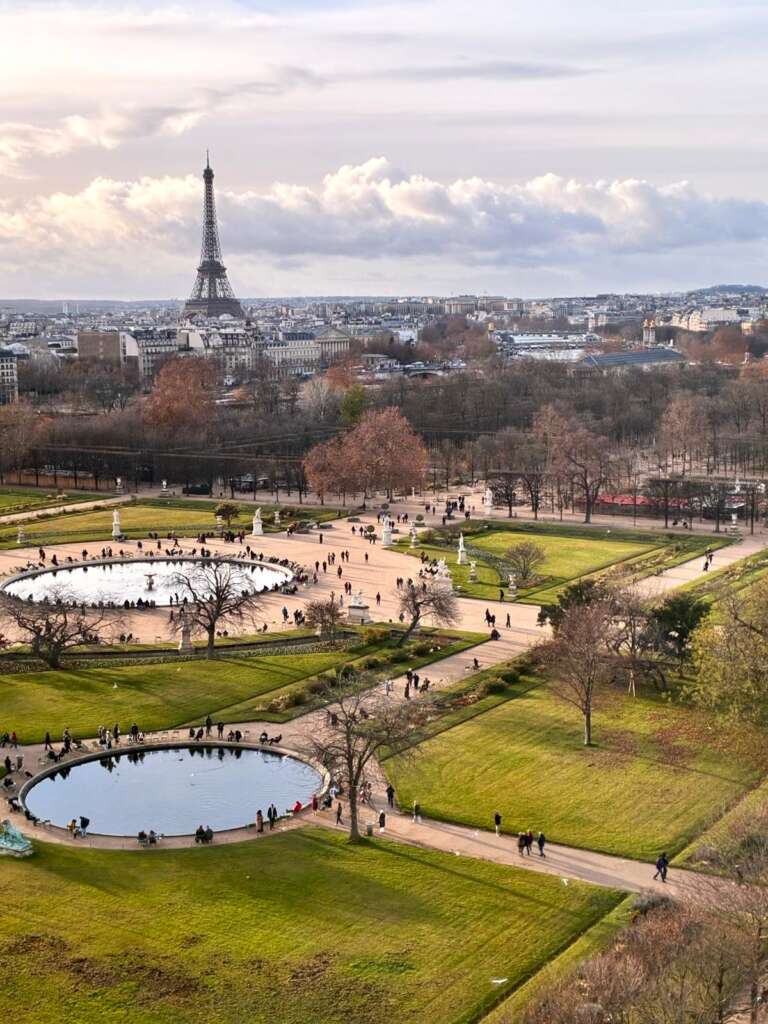 Tuileries view from Musée des Arts Décoratifs