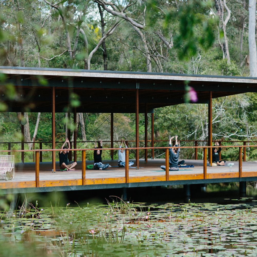 Billabong Retreat Yoga Deck
