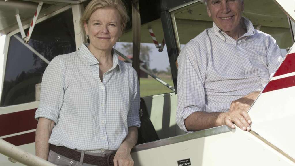 Philanthropists and visionaries Doug and Kris Tomkins