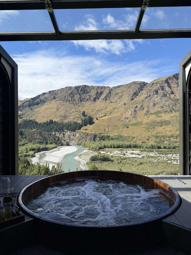 tub with a view