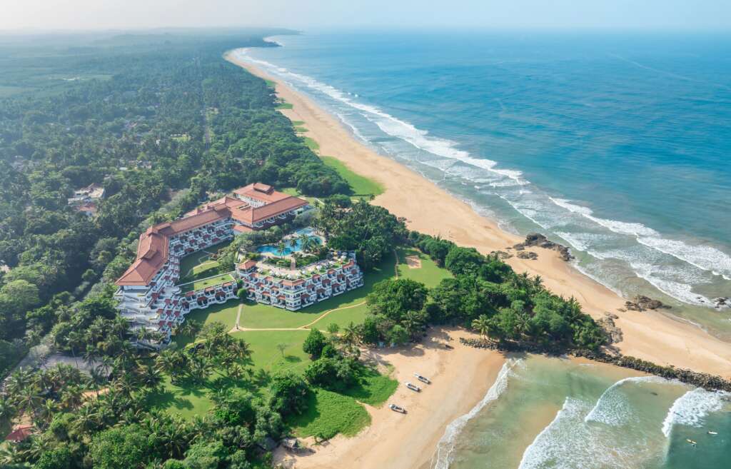 Taj Bentota aerial view